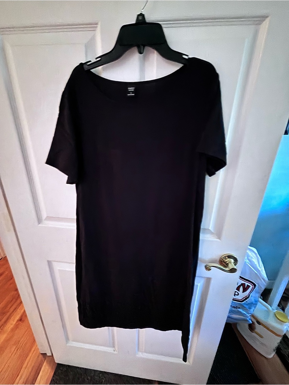 Black Short Sleeve dress.